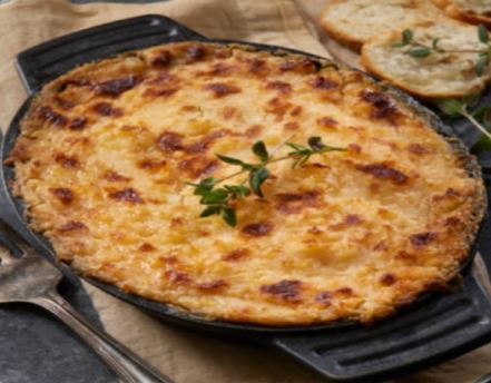 Frittata de calabacín y chapata