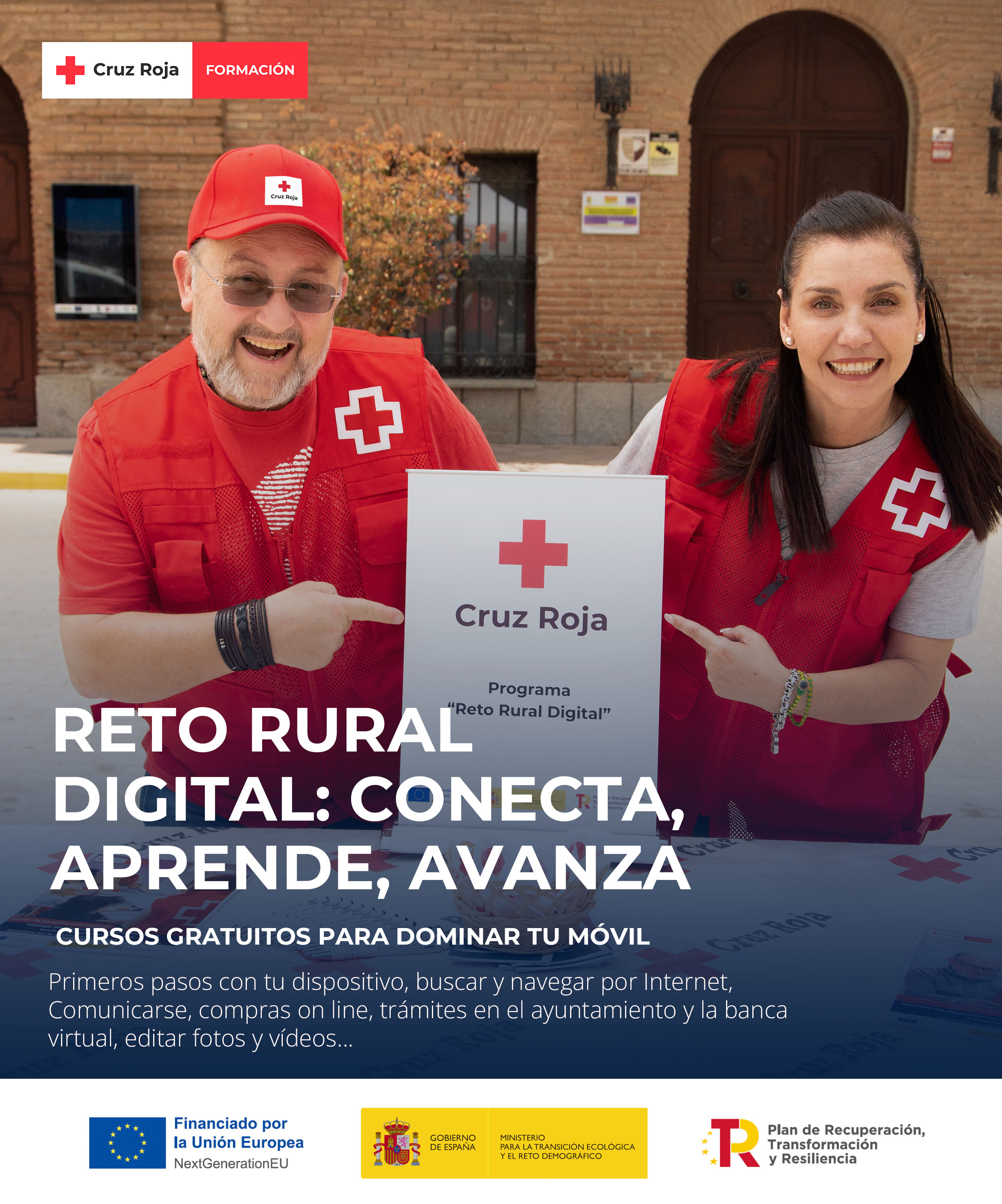 Reto Rural Digital: conecta, aprende, avanza. Cursos gratuitos para dominar tu dispositivo móvil