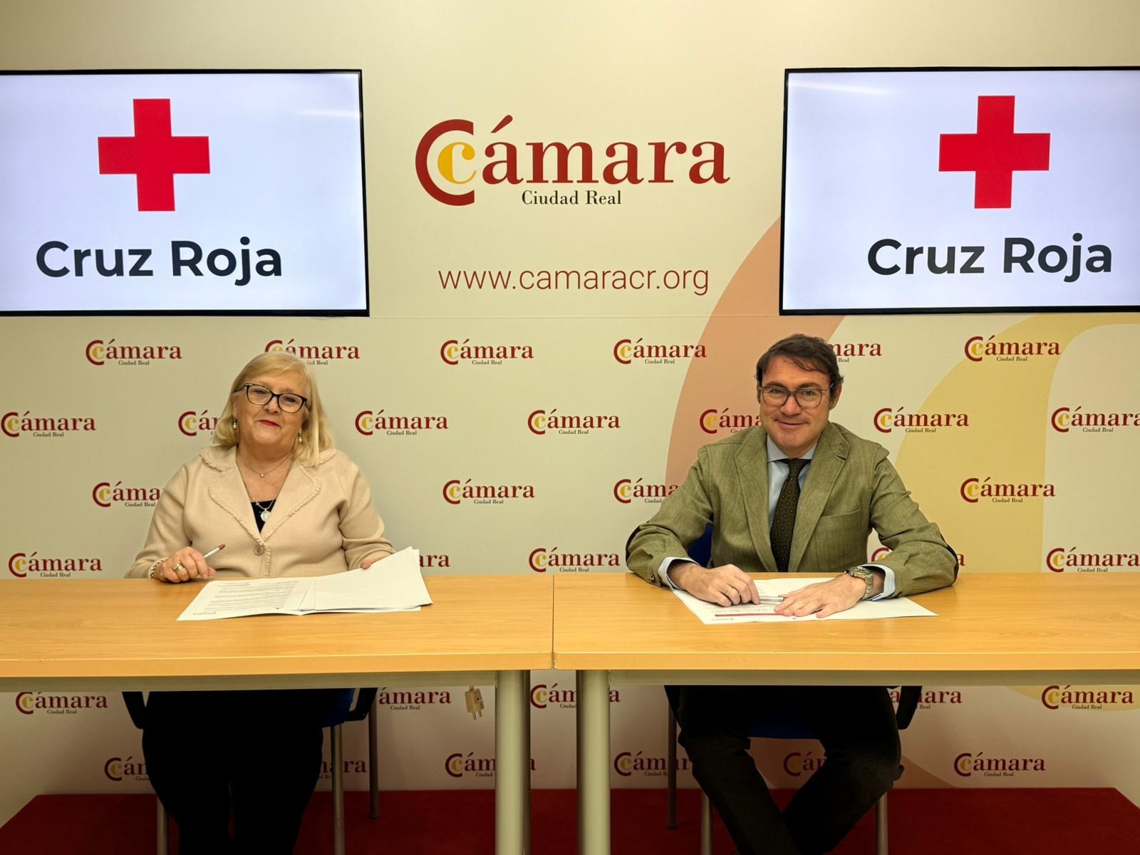 Cruz Roja y La Cámara de Comercio de Ciudad Real refuerzan su colaboración para mejorar la empleabilidad de las personas más vulnerables