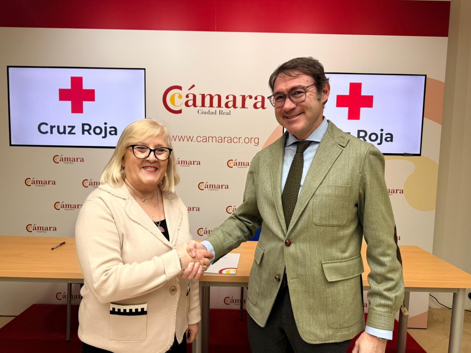 Cruz Roja y La Cámara de Comercio de Ciudad Real refuerzan su colaboración para mejorar la empleabilidad de las personas más vulnerables