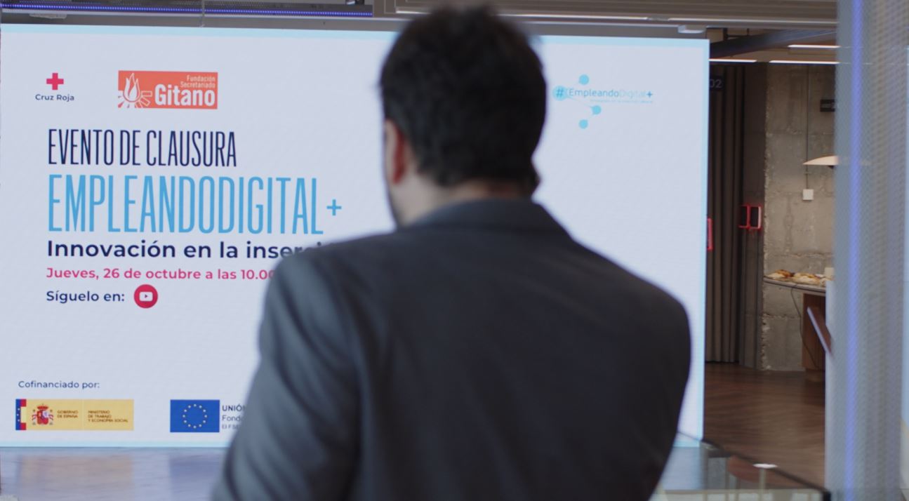 Cruz Roja y Fundación Secretariado Gitano presentan los resultados de Empleando Digital+, su innovador proyecto para el empleo.