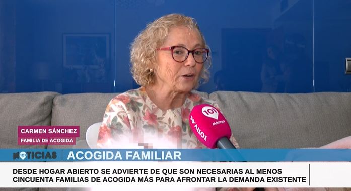 Carmen, 24 años siendo familia de acogida: «Tengo tanto amor que necesito compartirlo»