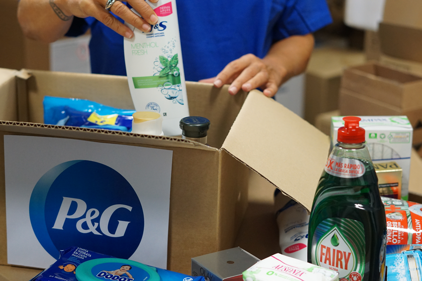 P&G, luchando contra la pandemia