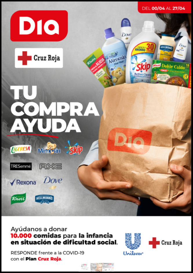 Dia y Unilever unidos para donar comida a quienes más lo necesitan