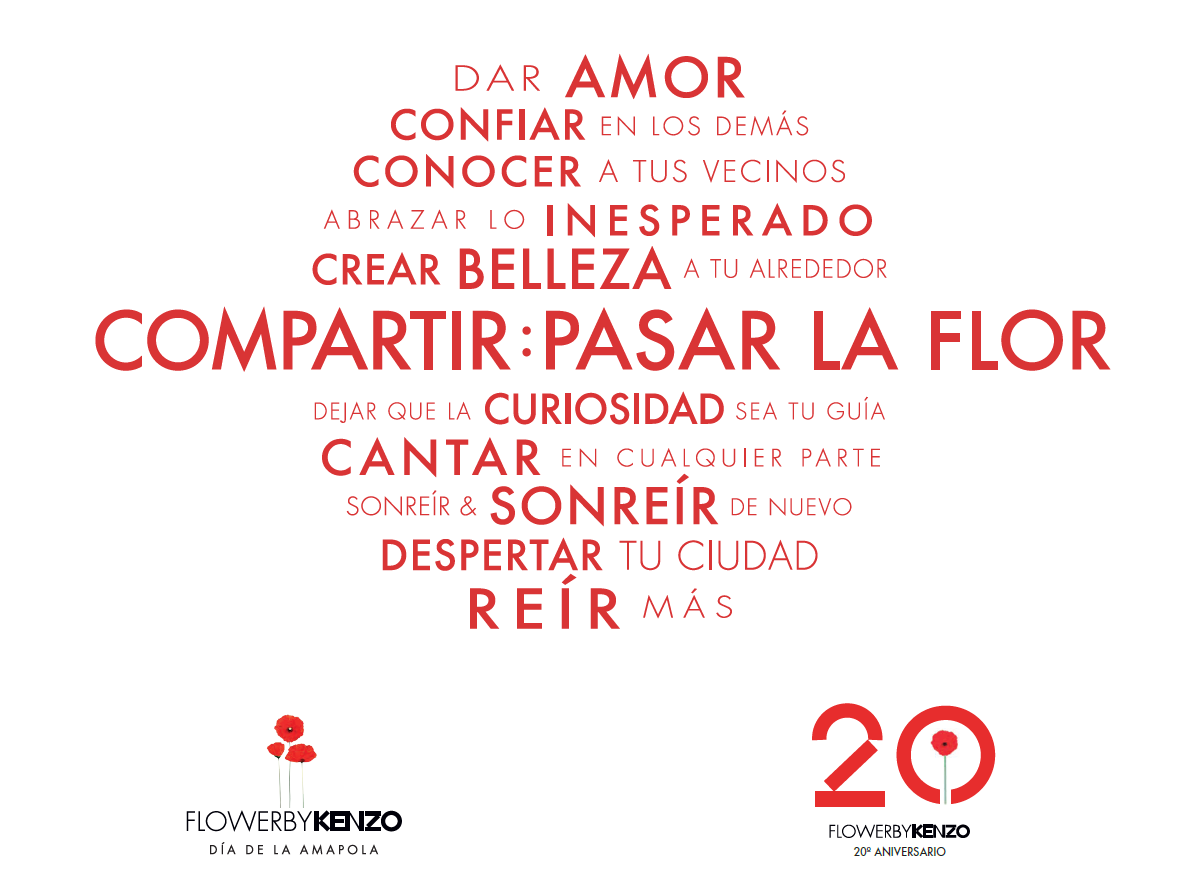 Kenzo celebra su 20 aniversario en favor de Cruz Roja Española