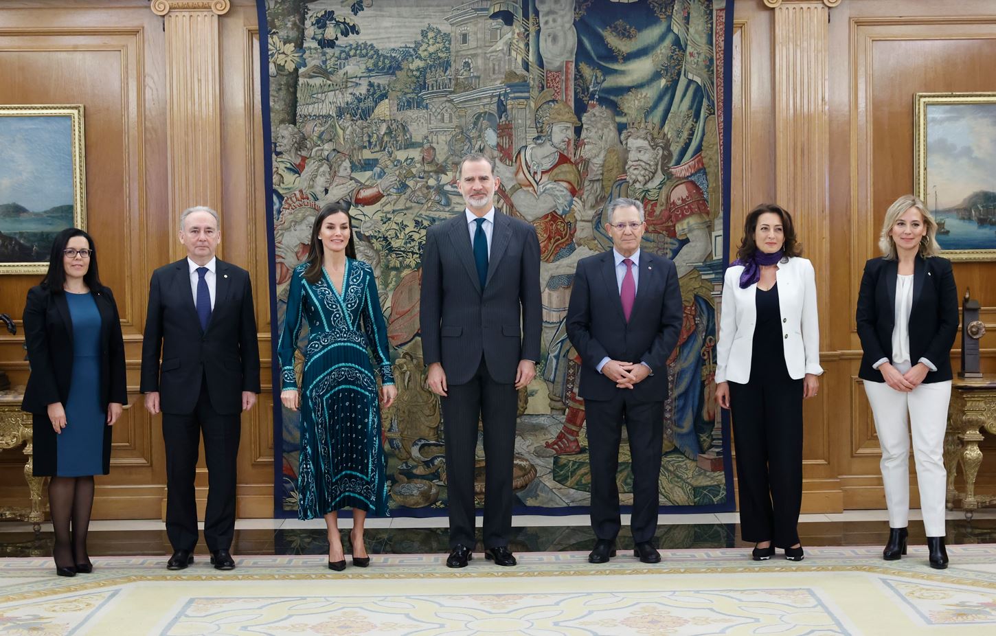 SS.MM. los Reyes reciben a la Fundación Cruz Roja Española para conocer su nueva etapa