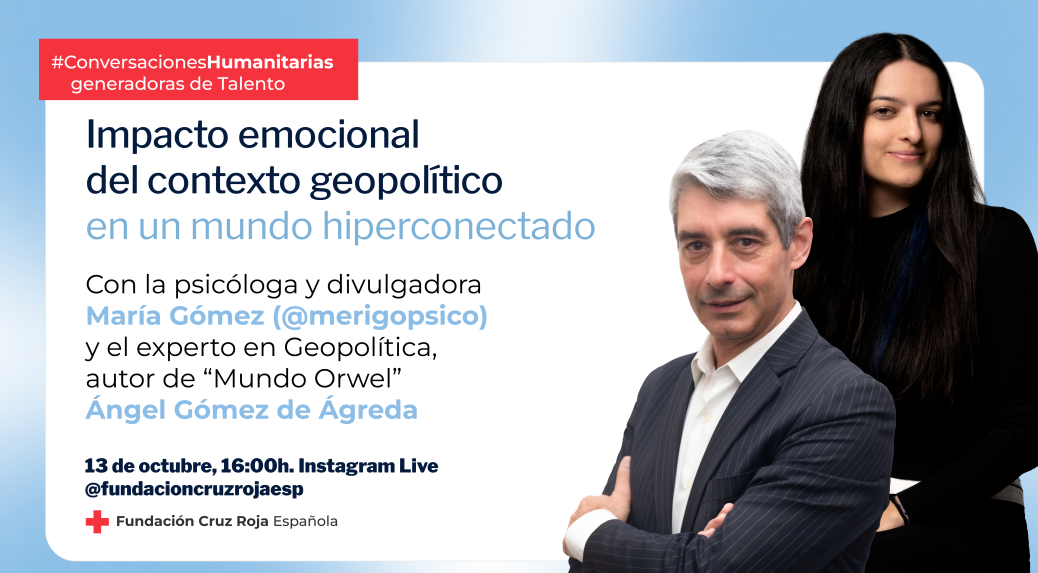 El 28,8% de la población siente malestar emocional por los conflictos internacionales: Fundación Cruz Roja Española reflexiona sobre su impacto en la era digital