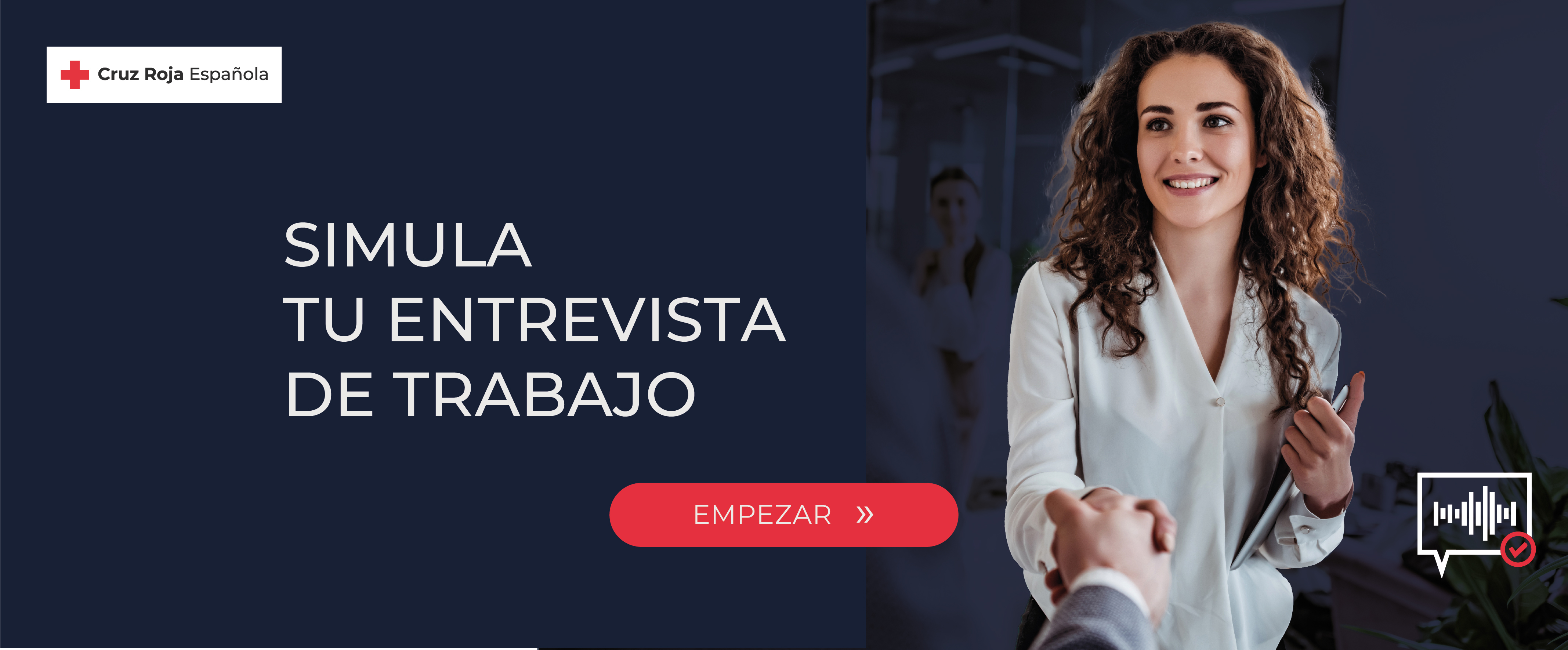 Cruz Roja lanza un Simulador de Entrevistas para mejorar la empleabilidad de personas en situación de vulnerabilidad