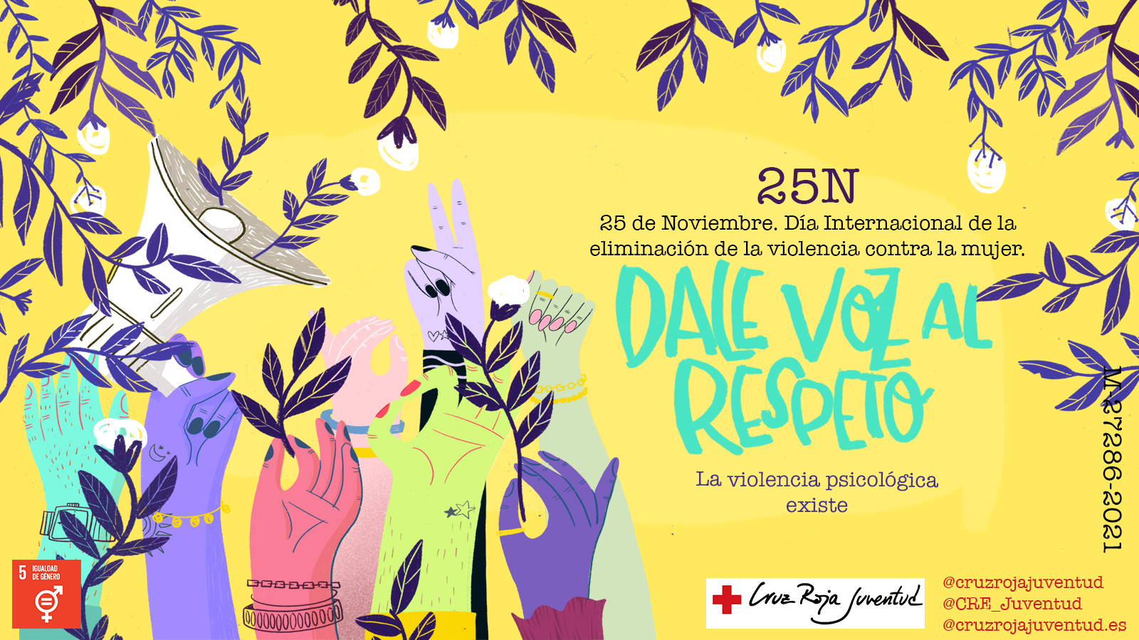 El 25N ‘Dale voz al respeto: la violencia psicológica existe’