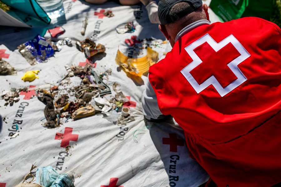Cruz Roja se moviliza contra la basuraleza en 20 provincias