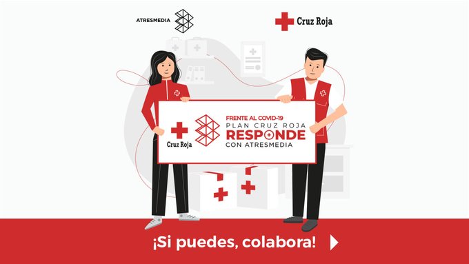 ATRESMEDIA se une a Cruz Roja frente al coronavirus