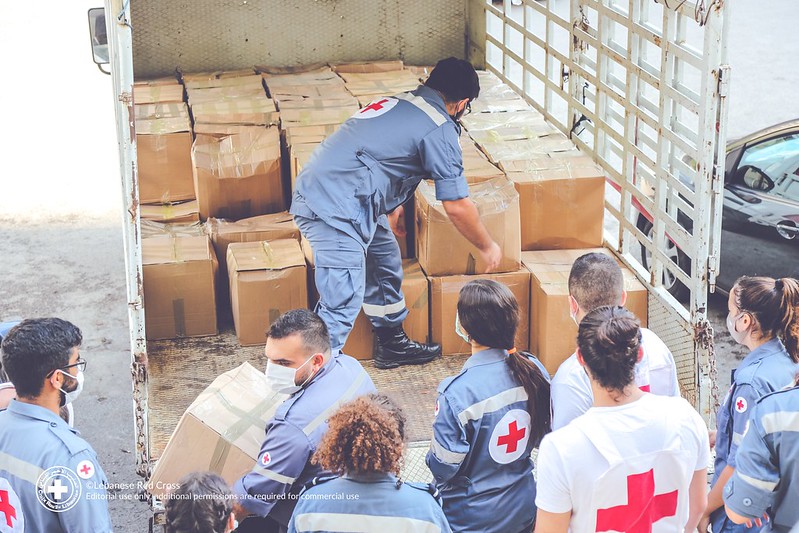 Cruz Roja Española envía material sanitario y medicamentos a Beirut