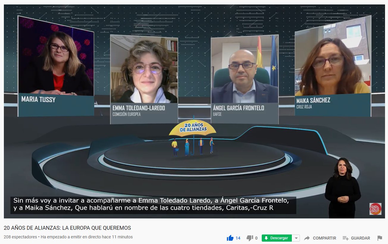 El Fondo Social Europeo facilita la atención de personas vulnerables durante la pandemia