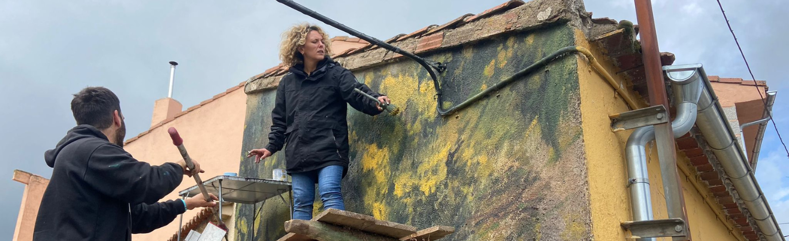 La “Ruta Amarilla de los murales”, una iniciativa artística para luchar contra la despoblación