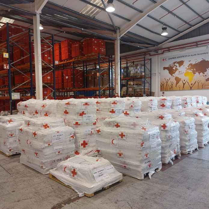 Cruz Roja Española se prepara para enviar 53 toneladas de ayuda humanitaria a Gaza