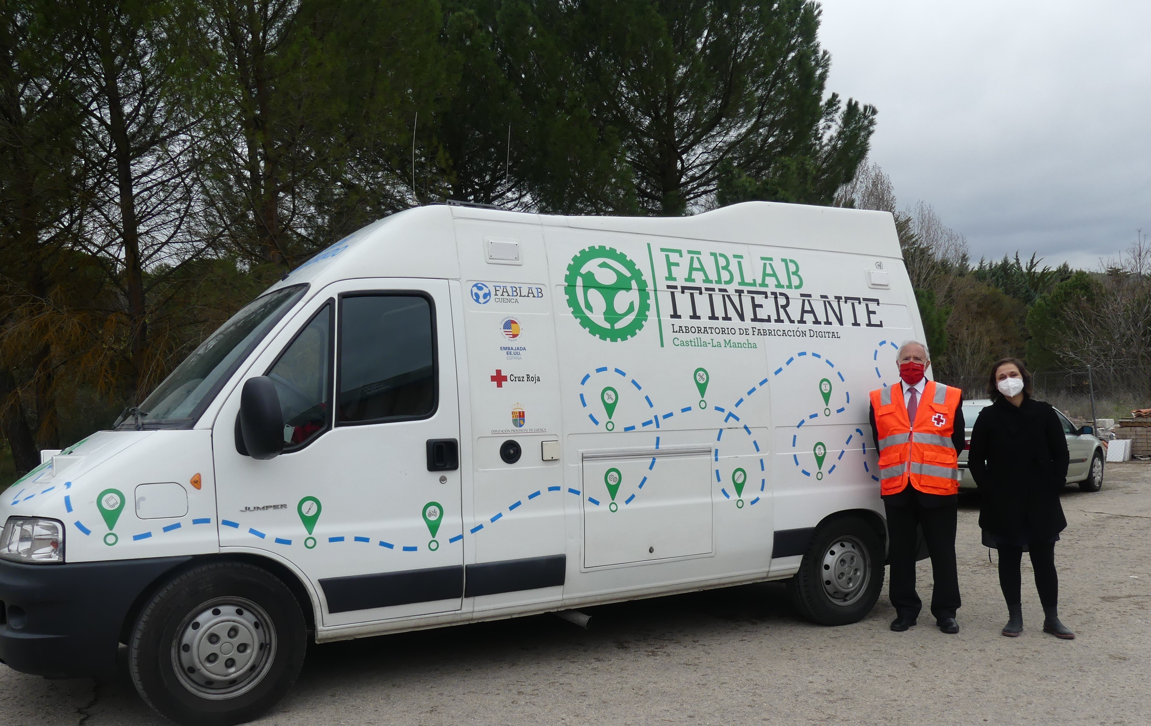 La ambulancia que terminó siendo el primer Laboratorio digital itinerante en Castilla-La Mancha